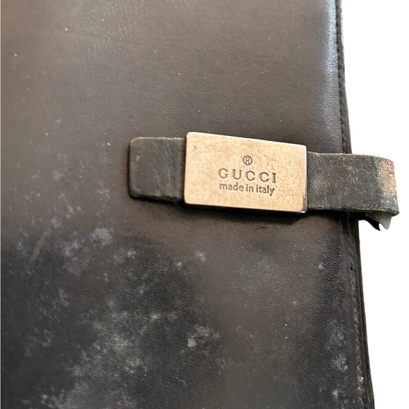 Gucci Black Leather Agenda/Organizer - Picture 3 of 8